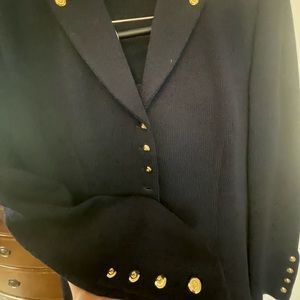 St John Suit - classic navy St John jacket and skirt suit